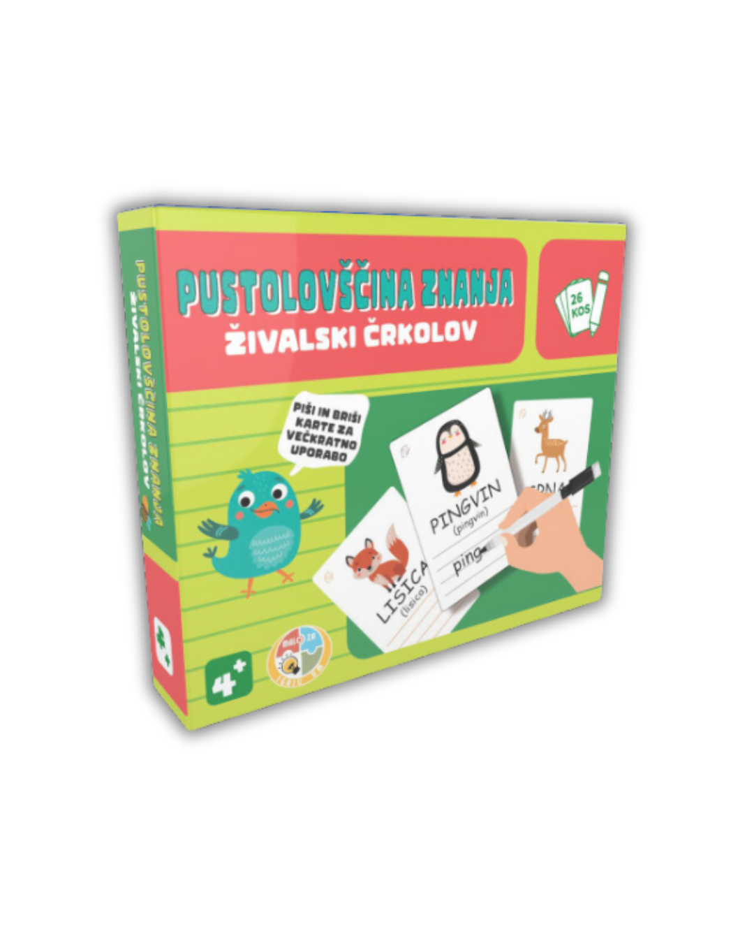 PUSTOLOVŠČINA ZNANJA: Živalski črkolov