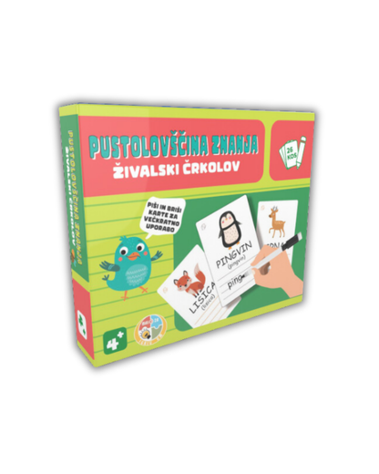 PUSTOLOVŠČINA ZNANJA: Živalski črkolov