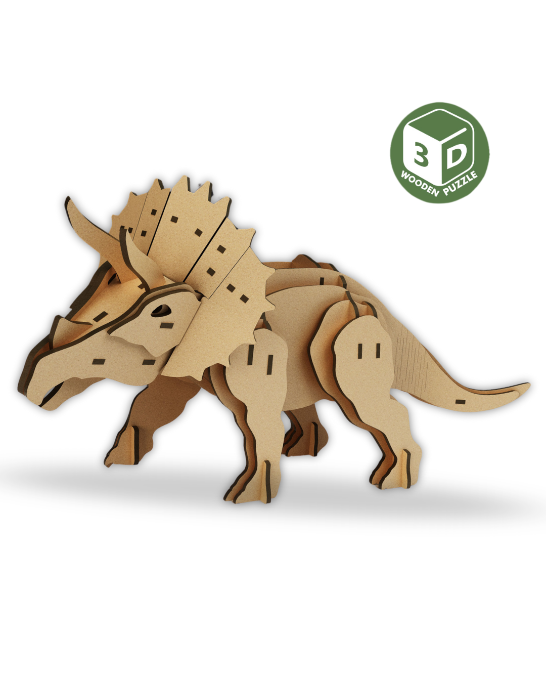 AGE OF DINOSAURS: 3D Lesena Sestavljanka - Triceratops