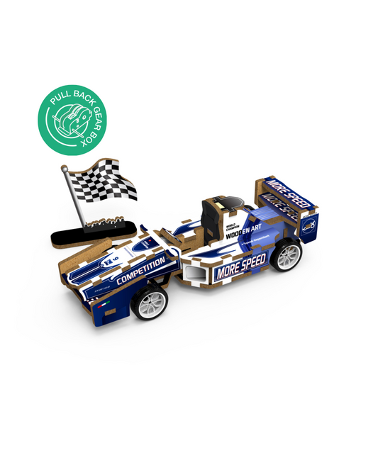MINI VEHICLE: 3D Lesena Sestavljanka - Formula