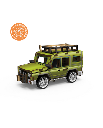 MINI VEHICLE: 3D Lesena Sestavljanka - Terenec